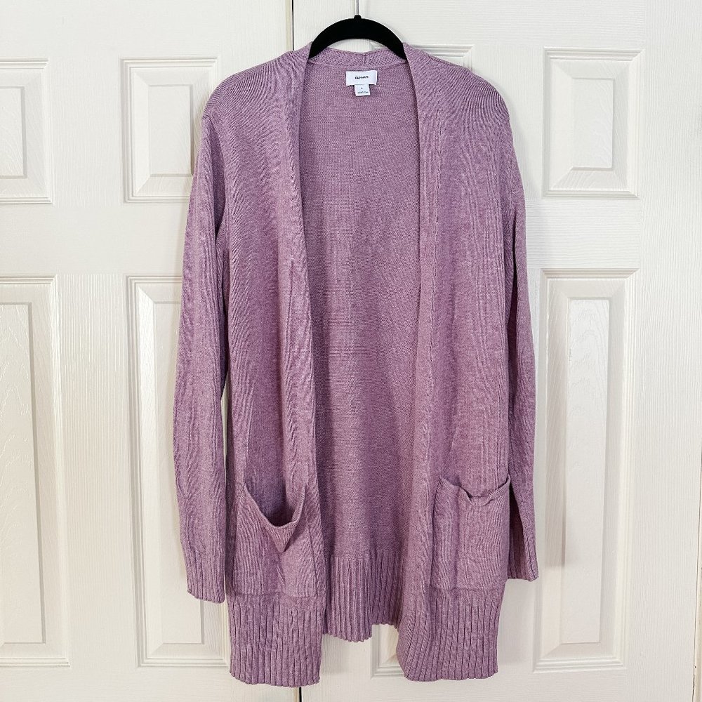 Women's Old Navy Cardigan Sweater - Purple L